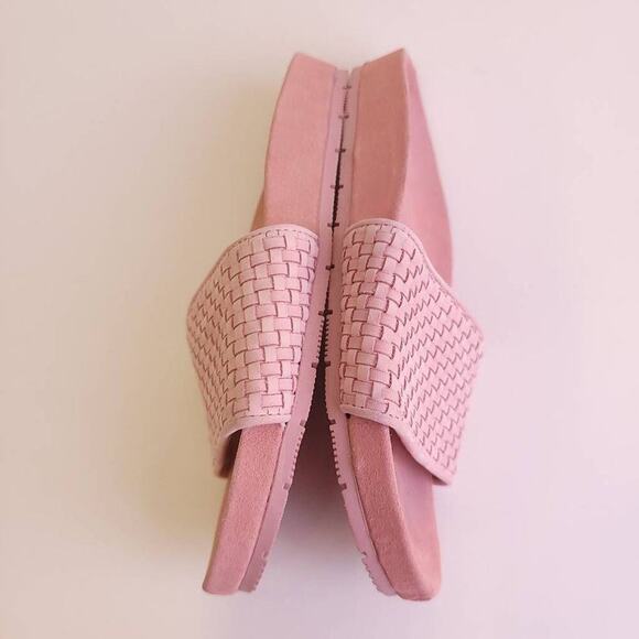 J Slides NYC Pink Slide Sandal Size 6 Leather Women's Summer - Picture 7 of 12